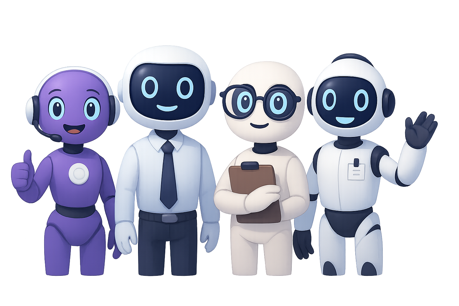 Four AI Agent Bots
